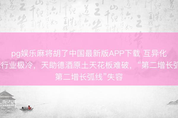 pg娱乐麻将胡了中国最新版APP下载 互异化上风难抵行业极冷，天助德酒原土天花板难破，“第二增长弧线”失容