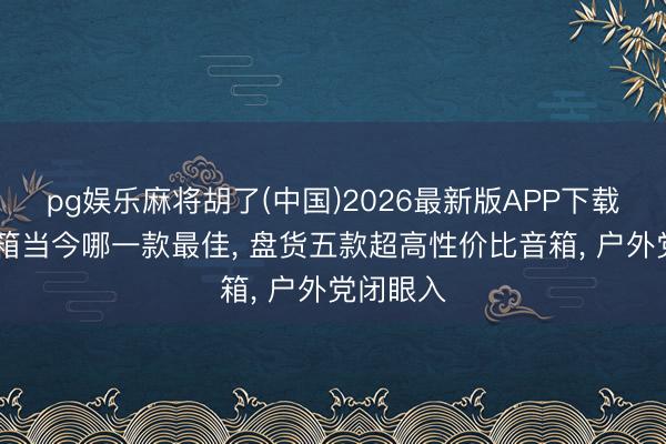 pg娱乐麻将胡了(中国)2026最新版APP下载 户外音箱当今哪一款最佳， 盘货五款超高性价比音箱， 户外党闭眼入